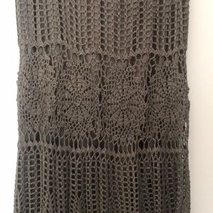 crochet maxi skirt